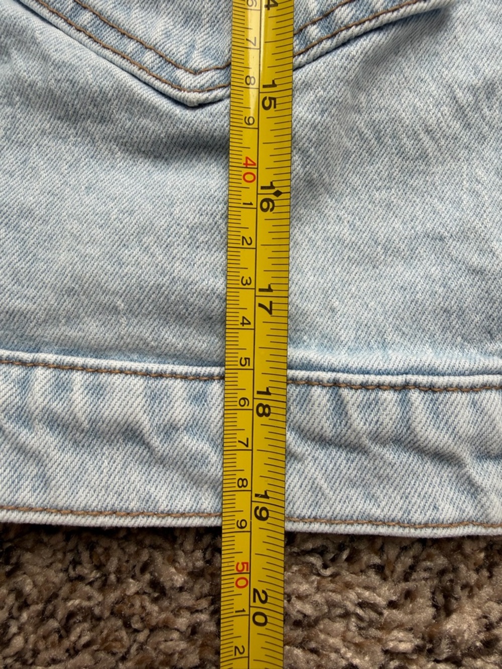 Abercrombie & Fitch Cropped Jean Jacket - Picture 6 of 8